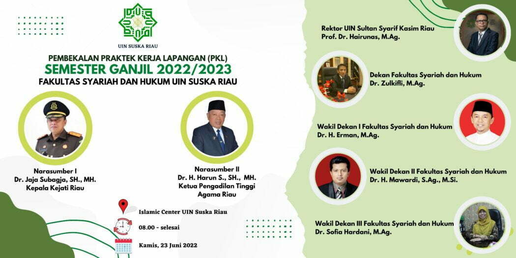 FAKULTAS SYARIAH DAN HUKUM - UNIVERSITAS ISLAM NEGERI SULTAN SYARIF ...